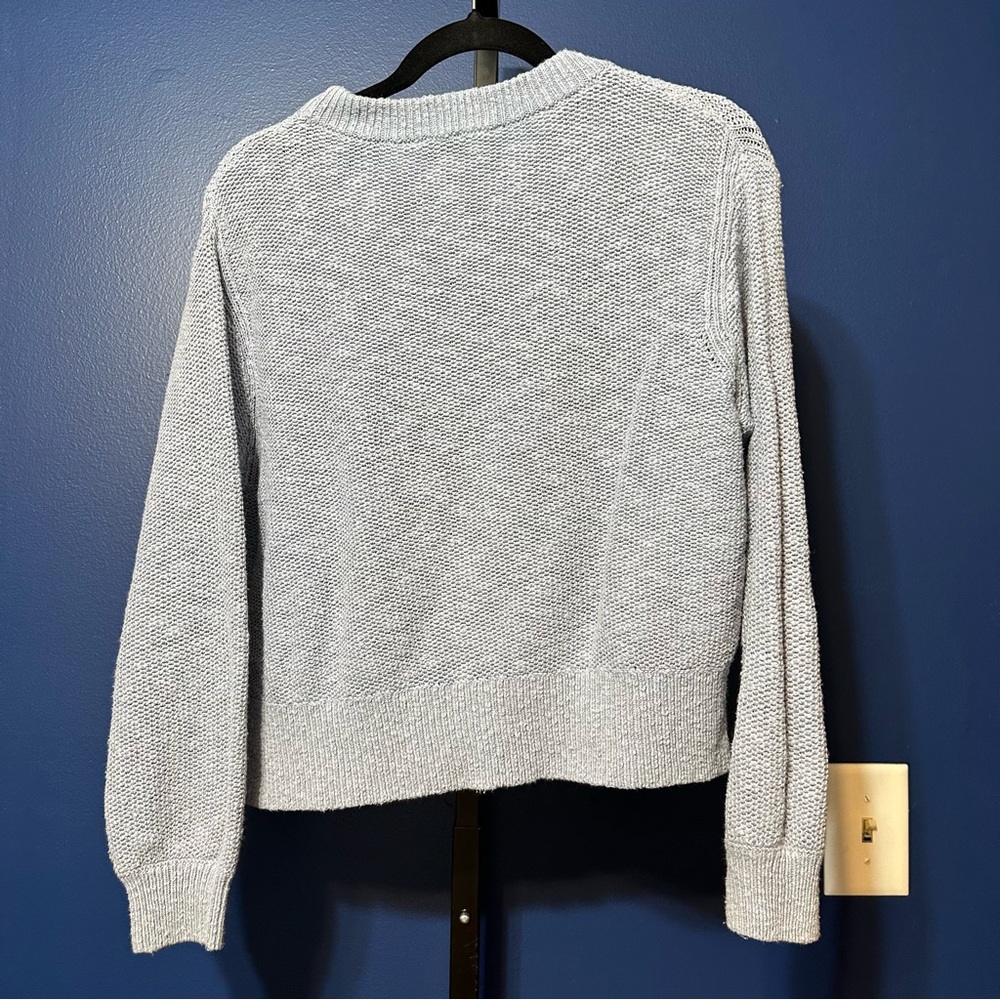 Everlane Heather Gray Crew Neck Sweater - Picture 3 of 4